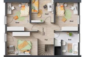 Strahlend und lauschig – ein Traumhaus für die Familie – Die vollständige Adresse der Immobilie erhältst du vom Anbieter., 75335 Dobel – Vorschaubild 4