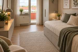 3-Raum-Wohnung im Wohngebiet Forstberg – 2 Balkone, großes Bad & geräumige Küche – 99974 Mühlhausen/Thüringen – Vorschaubild 6