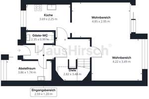 Familientraum in grüner Umgebung: Gepflegtes Reihenendhaus mit günstigem Erbbaurecht – Kutterweg 2, 21129 Neuenfelde, Hamburg – Vorschaubild 21