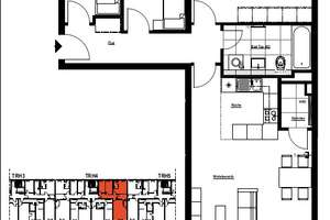 Praktisch geschnittene 4-Raum-Wohnung mit moderner Einbauküche und Balkon – Schweriner Straße 41, 1067 Wilsdruffer Vorstadt/Seevorstadt-West, Dresden – Vorschaubild 9