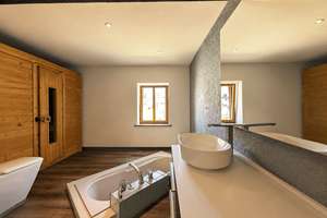 Rustikaler Charme & Moderne: Kernsaniertes Bauernhaus - Kamin - Sauna - Pool - Wärmepumpe - PVAnlage – Die vollständige Adresse der Immobilie erhältst du vom Anbieter., 4316 Baalsdorf, Leipzig – Vorschaubild 11