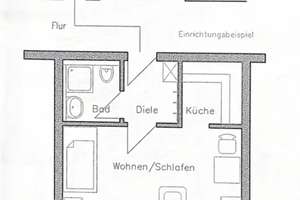 Alltagstaugliche 1,5-Zimmer-Wohnung mit Balkon, Tiefgarage und Abstellraum – Friedrichstrasse 57, 51143 Porz (Ortsteil), Köln – Vorschaubild 3