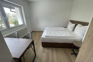 Doppelzimmer-Apartment möbliert im 1. Obergeschoss vorne links – Seewiesenweg 15, 69124 Kirchheim, Heidelberg – Vorschaubild 3