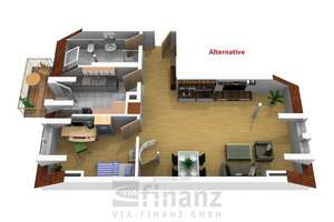 2-Raum-Maisonette-Wohnung in Schloßchemnitz – Wattstraße 7, 9113 Altendorf, Chemnitz – Vorschaubild 14
