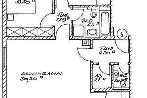 3-Zi-Wohnung mit Balkon und Einbauküche – Riemer Straße 299, 81829 Trudering-Riem (Ortsteil), München – Vorschaubild 2