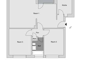 3-Zimmer-Wohnung mit Balkon in Bonn Friesdorf – Eltviller Str. 12, 53175 Friesdorf, Bonn – Vorschaubild 2