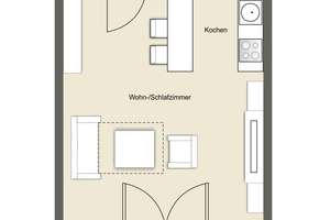 Helle Single-Wohnung mit Parkblick und Balkon – Die vollständige Adresse der Immobilie erhältst du vom Anbieter., 4129 Eutritzsch, Leipzig – Vorschaubild 8
