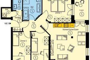 Exklusiver Neubau in Altlindenau! 4-Zimmerwohnung mit Loggia ! – William-Zipperer-Straße 80, 4177 Altlindenau, Leipzig – Vorschaubild 11