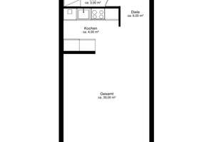 Modernisierte 1-Zimmer-Wohnung mit Fahrstuhl im 5. Obergeschoss – Die vollständige Adresse der Immobilie erhältst du vom Anbieter., 21033 Lohbrügge, Hamburg – Vorschaubild 14