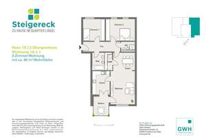 antaris Immobilien GmbH ** 3 Räume, viel Platz & gleich zwei Bäder – Wohnen am Steigereck ** – Die vollständige Adresse der Immobilie erhältst du vom Anbieter., 99096 Löbervorstadt, Erfurt – Vorschaubild 11