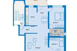 Helle 3,5-Zimmer-Wohnung im Effizienzhaus mit Balkon – Die vollständige Adresse der Immobilie erhältst du vom Anbieter., 74321 Bietigheim-Bissingen – Vorschaubild 11