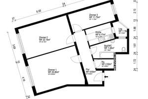 Immobilien Schneider - München-Lehel - Attraktive 3 Zimmer-Wohnung in zentraler Lage – Die vollständige Adresse der Immobilie erhältst du vom Anbieter., 80538 Lehel, München – Vorschaubild 16
