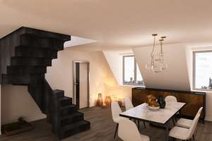 Gut ausgestattete 3 Zimmer-Wohnung mit Dachterrasse & Einbauküche  in Düsseldorf Pempelfort – Die vollständige Adresse der Immobilie erhältst du vom Anbieter., 40479 Pempelfort, Düsseldorf – Vorschaubild 2