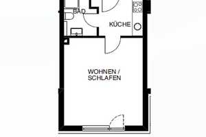 Ruhige 1-Zimmer-Wohnung in München Milbertshofen – Nietzschestraße 8, 80807 München – Vorschaubild 1