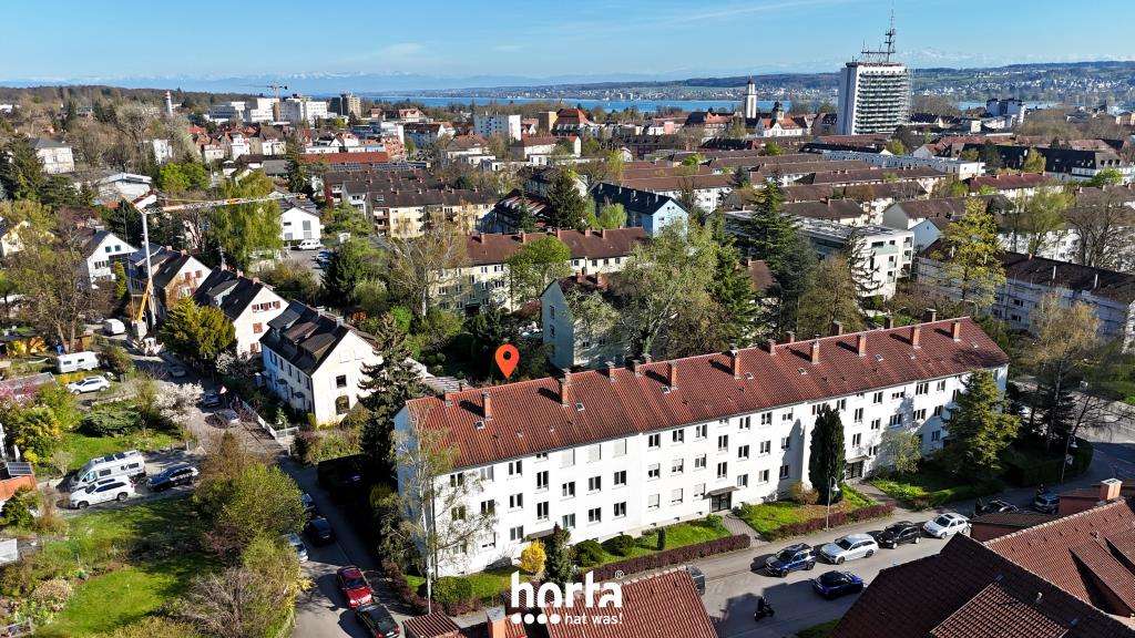 Freiwerdende, sanierte 3-Zimmer-Wohnung mit Loggia in Konstanz-Petershausen (West)