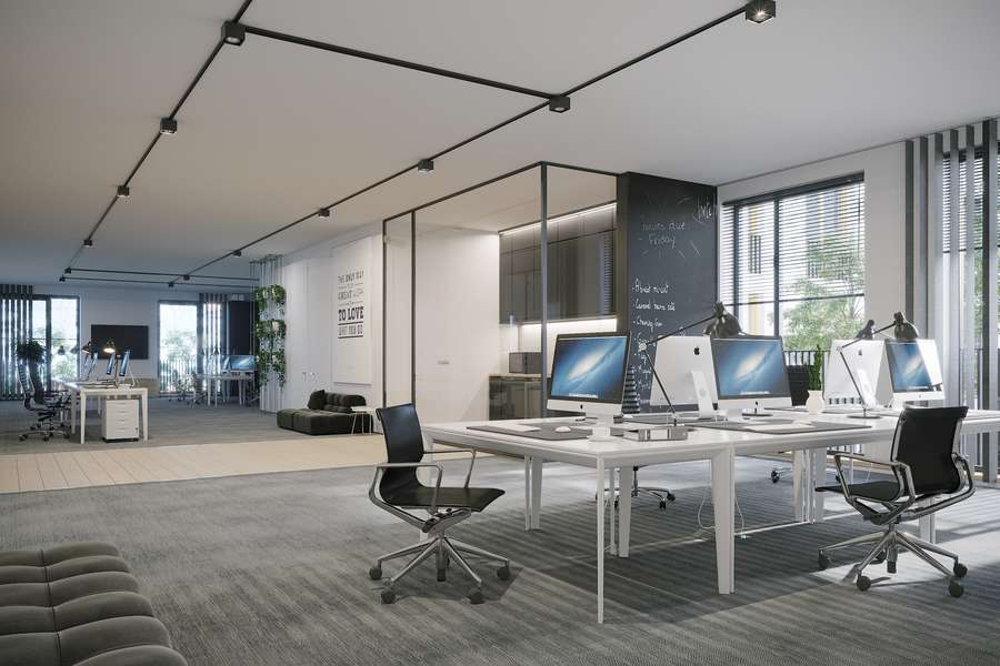 Büro Visualisierung
