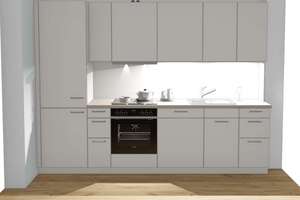 NEUBAU - ERSTBEZUG 2 Zimmer Wohnung mit Balkon-Loggia und Einbauküche 