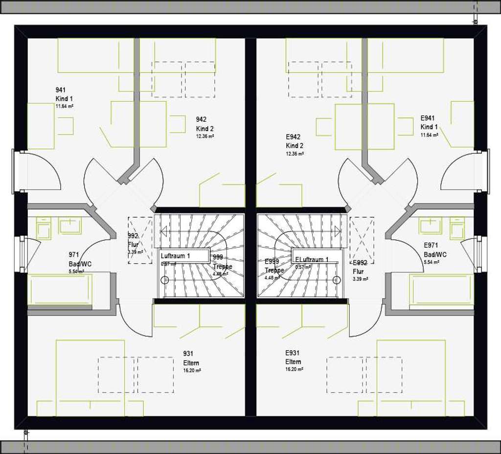 Immobilie in Mücke - 🏗️🏡 Wunderschönes Effizienz-Doppelhaus 💚 sucht zwei bauwillige Familien! Günstiger geht nicht! - Bild 2