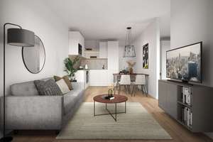 2-Zimmer mit Loggia * Einbauküche * Erstbezug – Torgauer Straße 44, 4315 Volkmarsdorf, Leipzig – Vorschaubild 8