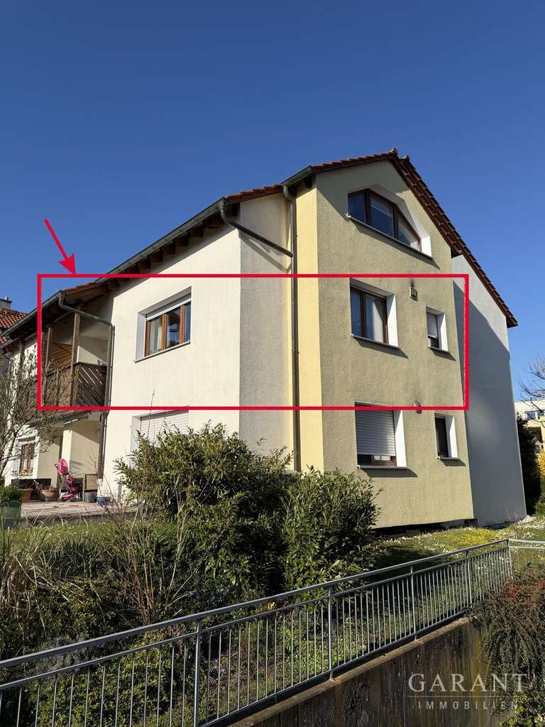 Immobilie in Burgstetten - Helle 3 Zimmer-Wohnung mit Balkon, TG- & Außen-Stellplatz in ruhiger Ortsrandlage von Erbstetten! - Bild 0