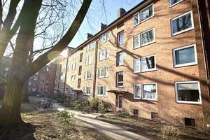 Guter Schnitt und ruhige Lage -
2-Zimmer-Wohnung in Hamburg-Hamm