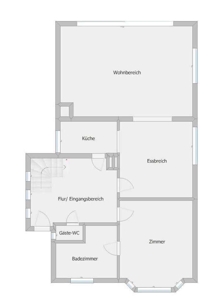 Grundrissskizze EG