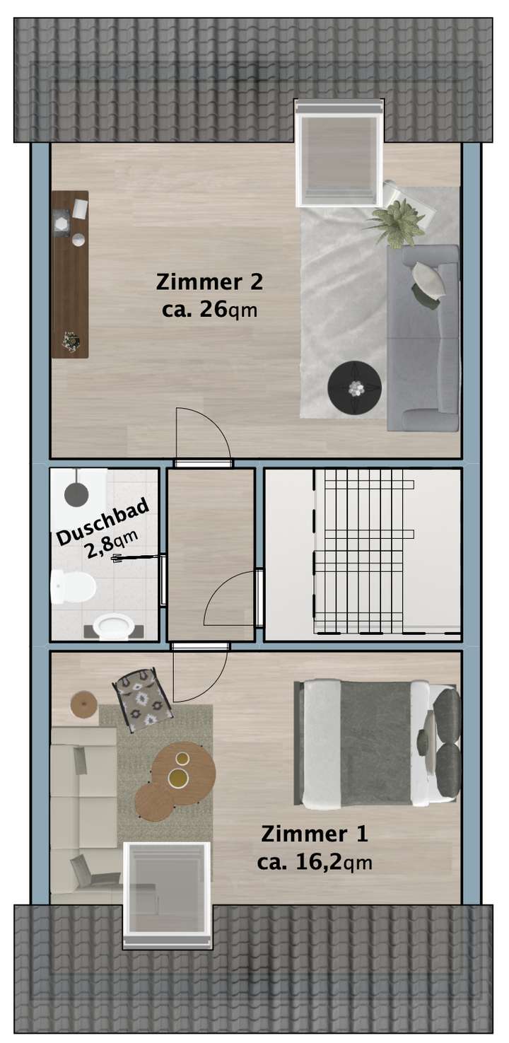 Spitzboden Grundriss