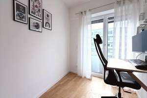 Möbliert: Moderne 4-Zimmer-Wohung in den Welfenhöfen (befristet auf zwei Jahre) – Welfenstraße 68, 81541 Obere Au, München – Vorschaubild 9