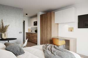 uniQ living // Neubau - Studentenapartment mit Loggia // Steuervorteil nutzen – Hofgartenweg 14, 93051 Kumpfmühl-Ziegetsdorf-Neuprüll, Regensburg – Vorschaubild 4