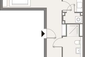 Sonnenlicht & Stil: großzügige Wohnung mit Balkon, moderner Küche und viel Komfort  *ERSTBEZUG* – Meta-Gadesmann-Str. 26, 60326 Gallus, Frankfurt am Main – Vorschaubild 13