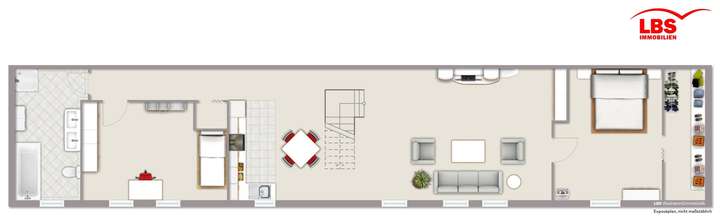 vis. Grundriss Wohnen OG