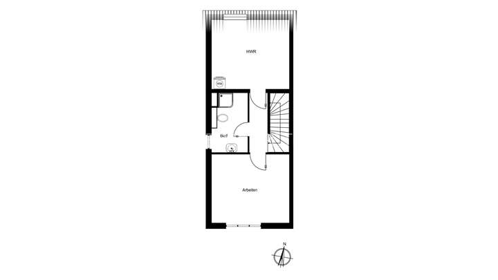 Grundriss Staffelgeschoss