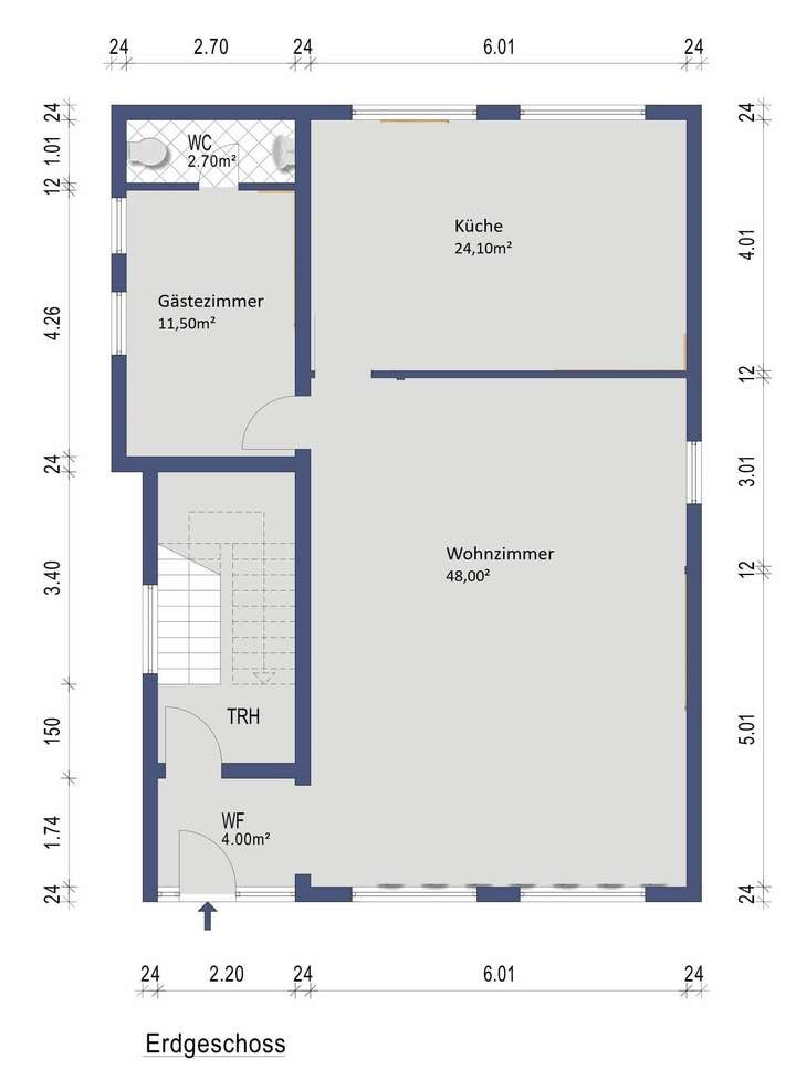 Grundriss Erdgeschoss