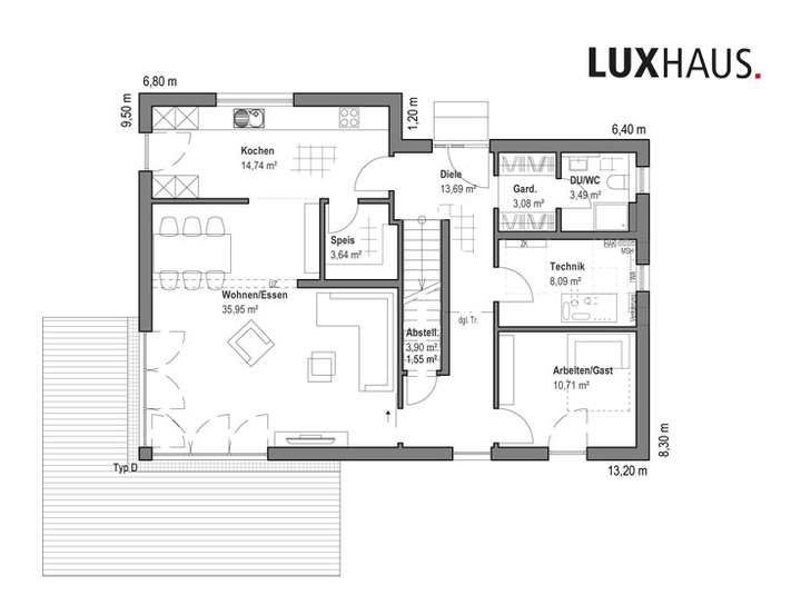 Grundriss Erdgeschoss