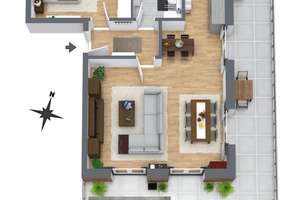 Moderne Penthousewohnung mit über 55 m² Dachterrasse, Aufzug & Außenstellplatz – Die vollständige Adresse der Immobilie erhältst du vom Anbieter., 47228 Hochemmerich, Duisburg – Vorschaubild 18
