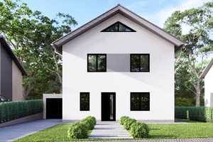 Waldrandlage - Neubau eines freistehenden Einfamilienhauses in Friesdorf
 – Bonn – Vorschaubild 1
