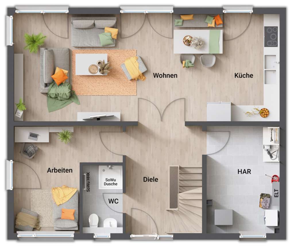 Immobilie in Wald-Michelbach - Heimkommen statt nur wohnen – Familienglück in Wald-Michelbach Pfeifersacker - Bild 2