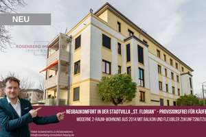 Stadtvilla ,,St. Florian'': 
Provisionsfreie 2-Raum-Wohnung mit 
Balkon & Perspektive