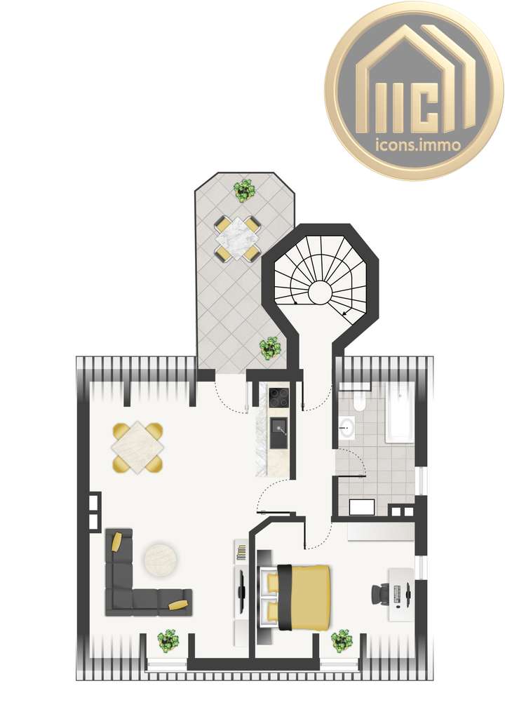 IC-525_Grundriss Dachgeschoss