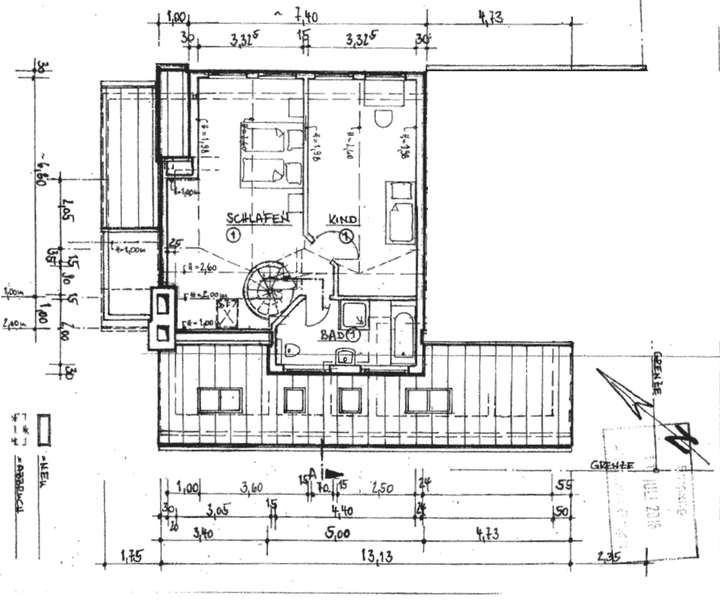 Grundriss Dachgeschoss