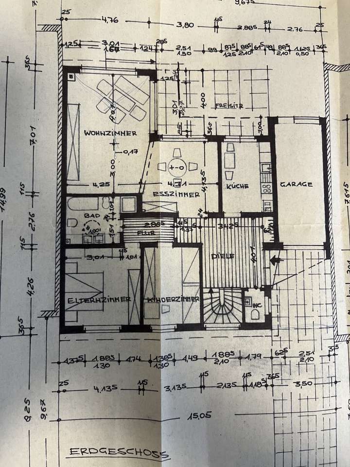 Grundriss Erdgeschoß