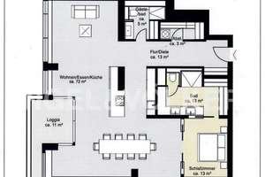 Kranhaus, hochwertig ausgestattete 2-Zimmer-Wohnung mit zwei Bädern und Balkonen sowie Stellplatz – Im Zollhafen 12, 50678 Altstadt/Süd, Köln – Vorschaubild 25