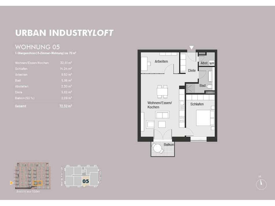 Grundriss WE 05