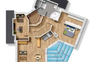 Appelhülsen: Energieeffizientes Wohnen in exklusivem Architektenhaus mit besonderem Wohlfühlfaktor – 48301 Nottuln – Vorschaubild 64