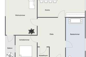 Attraktive 2-Zimmer Wohnung mit Balkon im beliebten Regensburger Westen – Die vollständige Adresse der Immobilie erhältst du vom Anbieter., 93049 Westenviertel, Regensburg – Vorschaubild 6