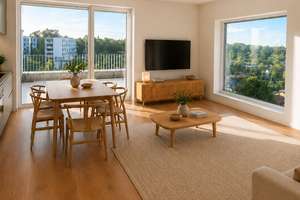 Neubau Penthouse | spektakulärer Weitblick ins Grüne trotz zentraler Stadtlage| 3-Zimmer | Erstbezug – Hagsfelder Allee 17, 76131 Oststadt, Karlsruhe – Vorschaubild 7