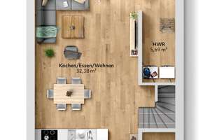 Schlüsselfertige KfW-40 Reihenhäuser – Die vollständige Adresse der Immobilie erhältst du vom Anbieter., 25451 Quickborn – Vorschaubild 6