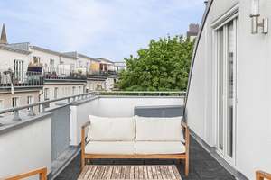 Am Weinbergspark, Mitte: 2 Zimmer Penthouse, Aufzug, AC, Stellplatz, Süd-West-Terrasse ca. 25 m² – Die vollständige Adresse der Immobilie erhältst du vom Anbieter., 10119 Mitte (Ortsteil), Berlin – Vorschaubild 7