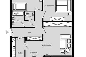 Großzügige 3-Zimmer-Wohnung mit ca. 92 m² Wohnfläche und zwei Balkonen! – 48157 Coerde, Münster – Vorschaubild 27