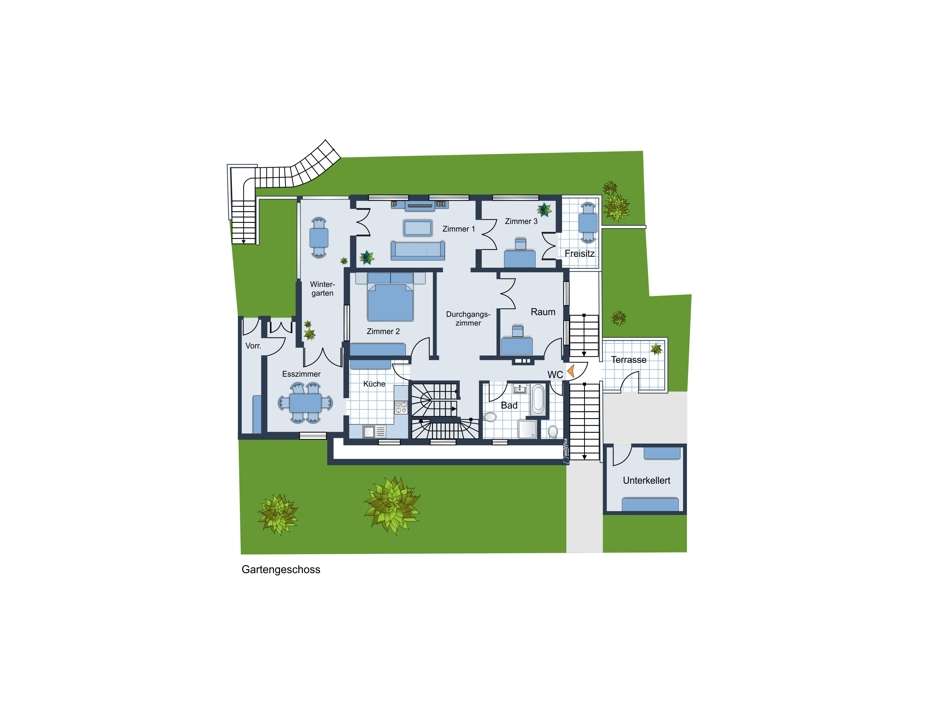 Gartengeschoss